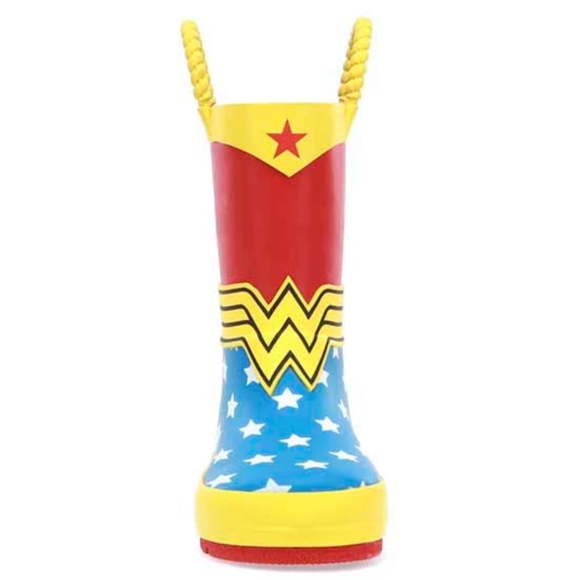 Kids Wonder Woman Rain Boots - Picture 3 of 9